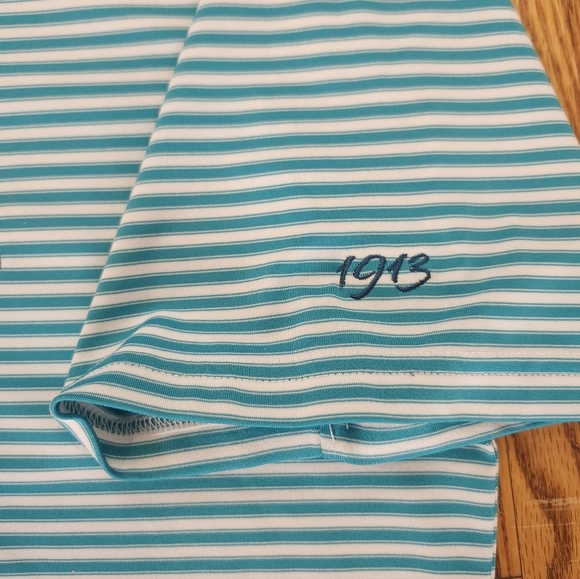 Houlderness And Bourne Mens Striped Golf Polo Size Small Tailored Fit - Picture 5 of 7